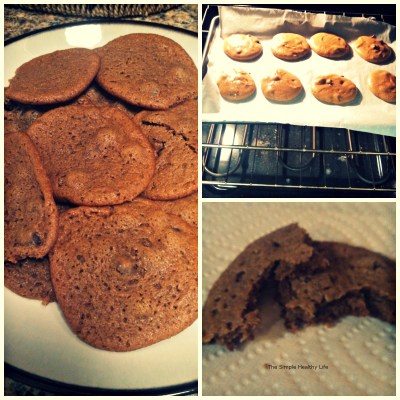 almond butter cookies collage